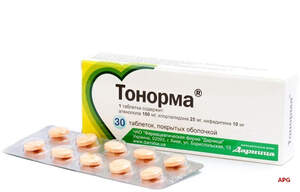ТОНОРМА N30 табл. п/о к.яч.уп.