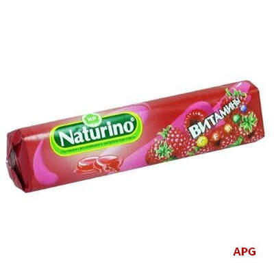 НАТУРИНО ВИТАМИНЫ КЛУБНИКА 33,5 г пастилки