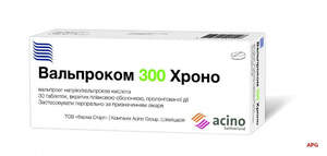ВАЛЬПРОКОМ 300 ХРОНО N30 табл. пролонг. дейст. п/о к.яч.уп.