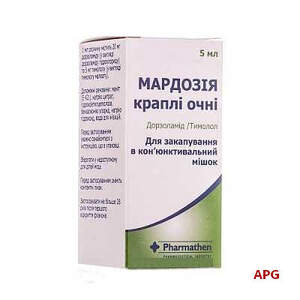 МАРДОЗИЯ 5 мл капли глазные фл.-капельн.