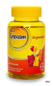 ВИТА-СУПРАДИН ВЕДМЕЖУЙКИ №30 пастилки