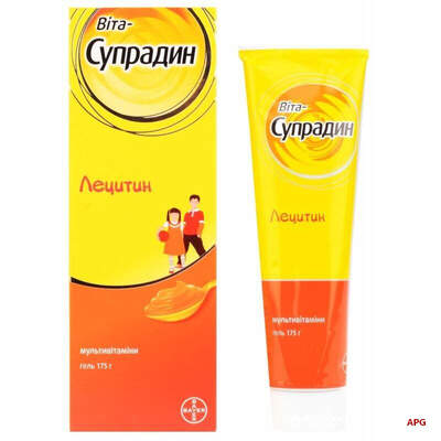 ВИТА-СУПРАДИН ЛЕЦИТИН ГЕЛЬ 175,0