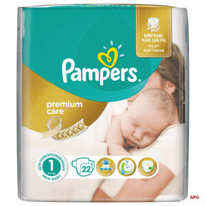ПОДГУЗ PAMPERS PREM. CARE NEWBOM (2-5КГ) №22
