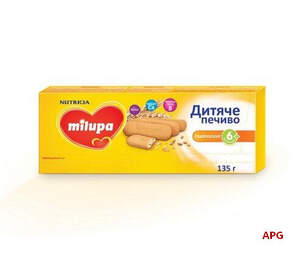 МИЛУПА ПЕЧЕНЬЕ ДЕТ. ПШЕНИЧНОЕ с 6 мес. 135 г