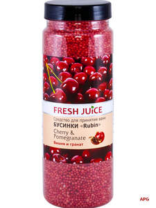FRESH JUICE БУСИНКИ Д/ВАНН ВИШНЯ И ГРАНАТ 450 г