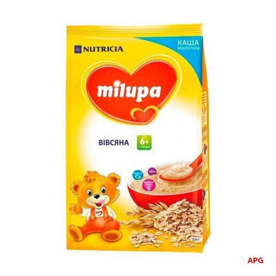 МИЛУПА КАША МОЛОЧНАЯ ОВСЯНАЯ с 6 мес. 210 г