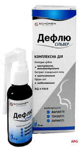 ДЕФЛЮ СИЛЬВЕР ГОРЛО 30 мл лосьон-спрей