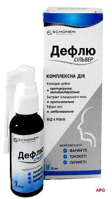 ДЕФЛЮ СИЛЬВЕР ГОРЛО 30 мл лосьон-спрей