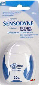 ЗУБНАЯ НИТЬ SENSODYNE д/делик. очищ. зубов и десен 30 м