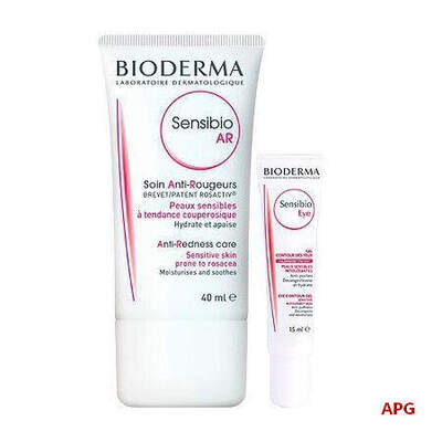 BIODERMA НАБОР САНСИБИО AR КРЕМ 40 мл + САНСИБИО КРЕМ-ГЕЛЬ Д/КОНТУРА ГЛАЗ 15 мл