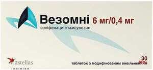 ВЕЗОМНИ ТАБ С МОДИФ.ВЫСВОБ. 6мг/0.4мг №30 (10х3) блистер