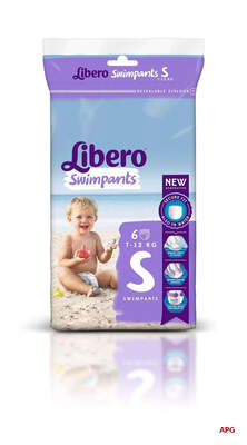 ПОДГУЗ-ТРУСИКИ LIBERO (бассейн)Swimpants Small 6S (7-12 кг)