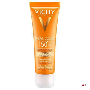 VICHY ИДЕАЛЬ СОЛЕЙ СОЛНЦЕЗАЩИТН. КРЕМ С ТОНИР.ЭФФЕК.П/ПИГМЕНТ. 3 в 1, SPF50+, 50 мл
