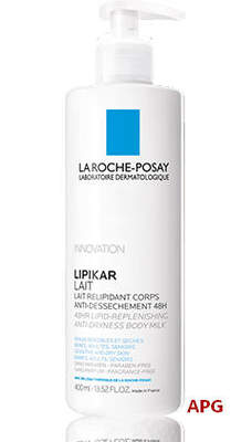 LA ROCHE POSAY ЛИПИКАР МОЛОЧКО ЛИПИДОВОССТ. д/сух. кожи тела д/дет. и взр. 400 мл