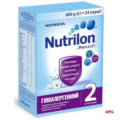 СМЕСЬ МОЛОЧН. NUTRILON 2 Гипоаллергенный 600 г
