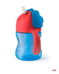 ЧАШКА PHILIPS AVENT с трубочкой с 9 мес. д/мальч. 210 мл SCF796/01