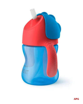 ЧАШКА PHILIPS AVENT с трубочкой с 9 мес. д/мальч. 210 мл SCF796/01