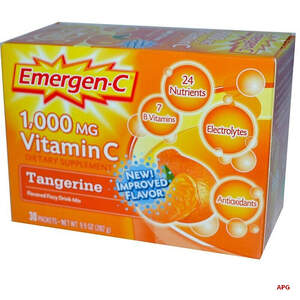 EMERGEN-C ВИТАМИН С 1000 мг С МАНДАРИНОМ ПАК. 9,4 г № 30