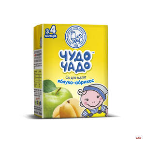 СОК ЧУДО-ЧАДО яблуко-абрикос 200мл
