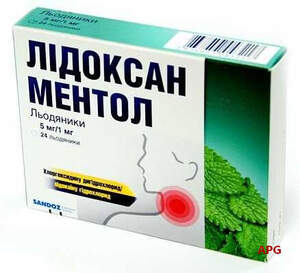 ЛИДОКСАН МЕНТОЛ ЛЕДЕНЦЫ №24
