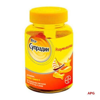 СУПРАДИН РОЗУМНЯШКИ №30 пастилки