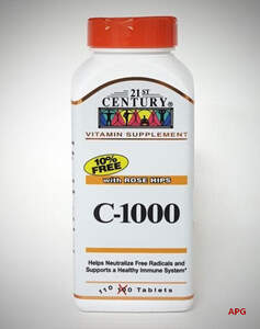 CENTURY ВИТАМИН С 1000 с шиповником таб. №110