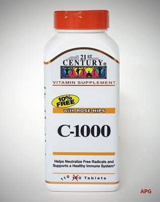CENTURY ВИТАМИН С 1000 с шиповником таб. №110