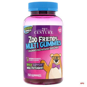 ZOO FRIENDS ДЕТС. МУЛЬТИВИТ. ДОБАВКА №150 мишек