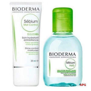 BIODERMA НАБОР СЕБИОМ МАТ КОНТРОЛЬ 30 мл + СЕБИОМ Н2О 100 мл