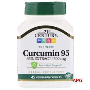 CENTURY КУРКУМИН 95 500 мг №45 табл.