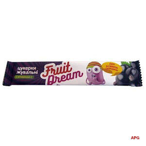 КОНФЕТЫ ЖЕВ. FRUIT DREAM смород. сок + вит. С 15 г