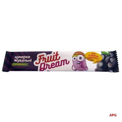 КОНФЕТЫ ЖЕВ. FRUIT DREAM смород. сок + вит. С 15 г