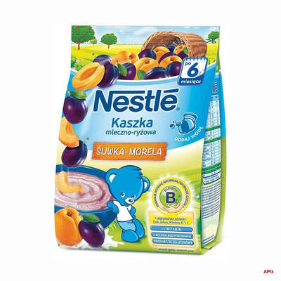 КАША МОЛОЧН. NESTLE рисов. со слив. и абрик. с бифидобакт. с 6 мес. 230 г