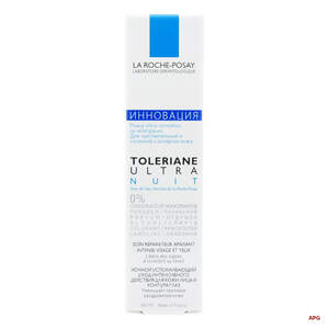 LA ROCHE-POSAY ТОЛЕРАН-УЛЬТРА УСПОКАИВАЮЩИЙ УХОД Д/ГИПЕРЧУВСТВИТЕЛЬНОЙ И СКЛОННОЙ К АЛЛЕРГИИ КОЖЕ НОЧНОЙ 40 мл