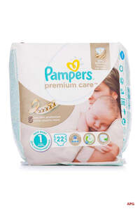 ПОДГУЗ PAMPERS PREMIUM CARE 2 (3-6 кг) №22 mini