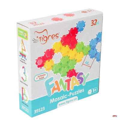 ИГРУШКА МОЗАИКА-ПАЗЛЫ ФАНТАЗИЯ 32 эл.