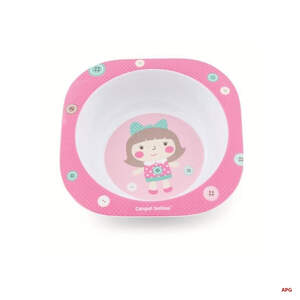 CANPOL ТАРЕЛКА Toys из меламина розовая