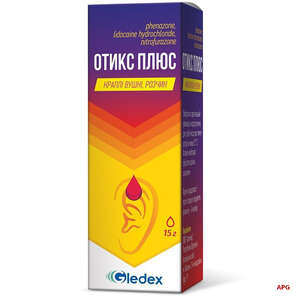 ОТИКС ПЛЮС 15 мл капли уш. фл.