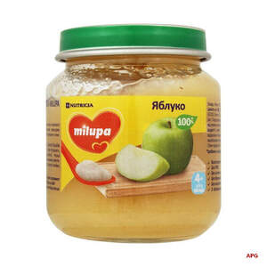 ПЮРЕ MILUPA Яблоко 4+ мес. 125 г