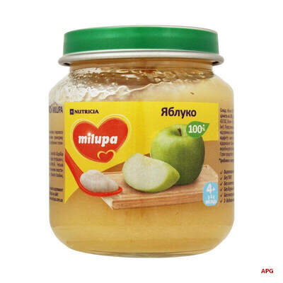 ПЮРЕ MILUPA Яблоко 4+ мес. 125 г