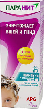ПАРАНИКС ШАМП. П/ПЕДИКУЛЕЗНЫЙ с гребешком 200 мл