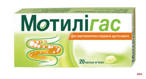 МОТИЛИГАС 120 мг №20 капс.