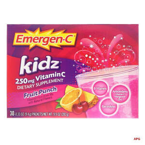 EMERGEN-C ДЕТСКИЙ ВИТАМИН С 250 мг ФРУКТОВЫЙ ПУНШ ПАК. №30