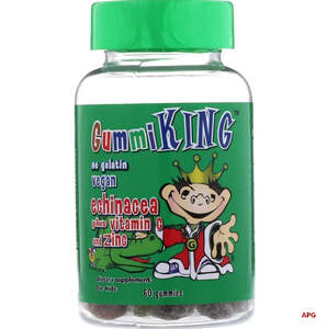 ВИТАМИН С + ЦИНК И ЭХИНАЦЕЯ Д/ДЕТЕЙ GUMMI KING №60