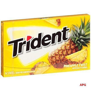 ЖЕВ. РЕЗИНКА TRIDENT pineapple twist