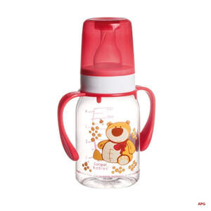 CANPOL БУТЫЛОЧКА BPA FREE Цветная ферма с рис. и ручк. 120 мл 11/823