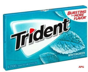 ЖЕВ. РЕЗИНКА TRIDENT wintergreen