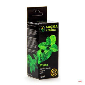 ОЛІЯ ЕФІРНА М'ЯТА AROMA KRAINA 10 мл