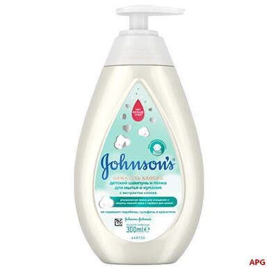 ПЕНА-ШАМП. ДЕТ. JOHNSON'S BABY Нежность хлопка 300 мл