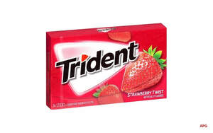 ЖЕВ. РЕЗИНКА TRIDENT strawberry twist
